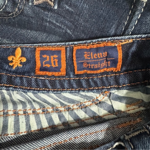 Rock Revival Elena straight leg Jean dark wash size 26 - Picture 4 of 8